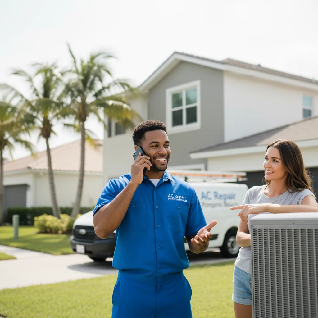 AC Repair Pompano Beach customer support in North Brunswick